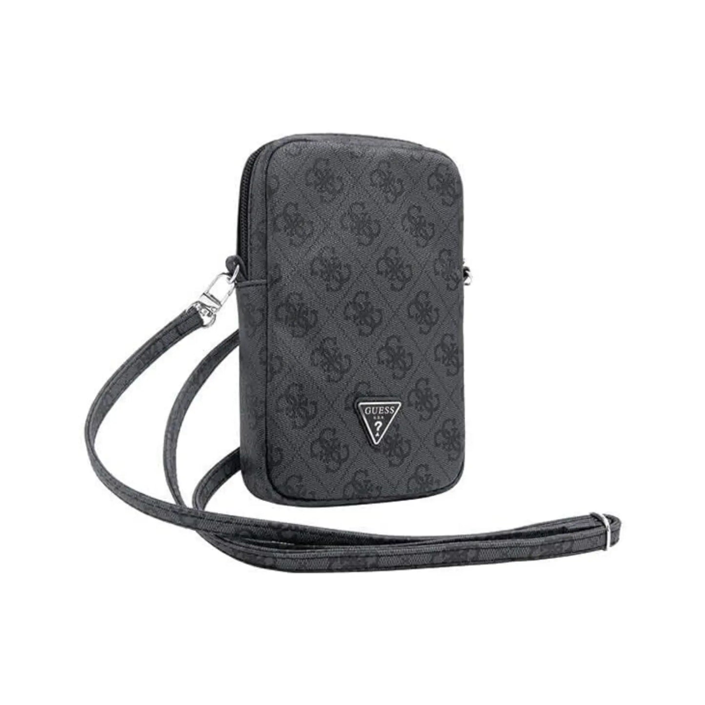 Guess 4G Triangle Wallet Phone Bag Zipper – Schwarz