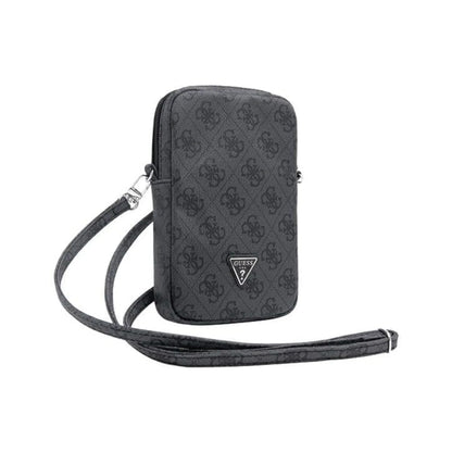 Guess 4G Triangle Wallet Phone Bag Zipper – Schwarz