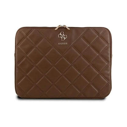 Guess Hülle Quilted 4G Sleeve Braun - 13/14 Zoll Laptop