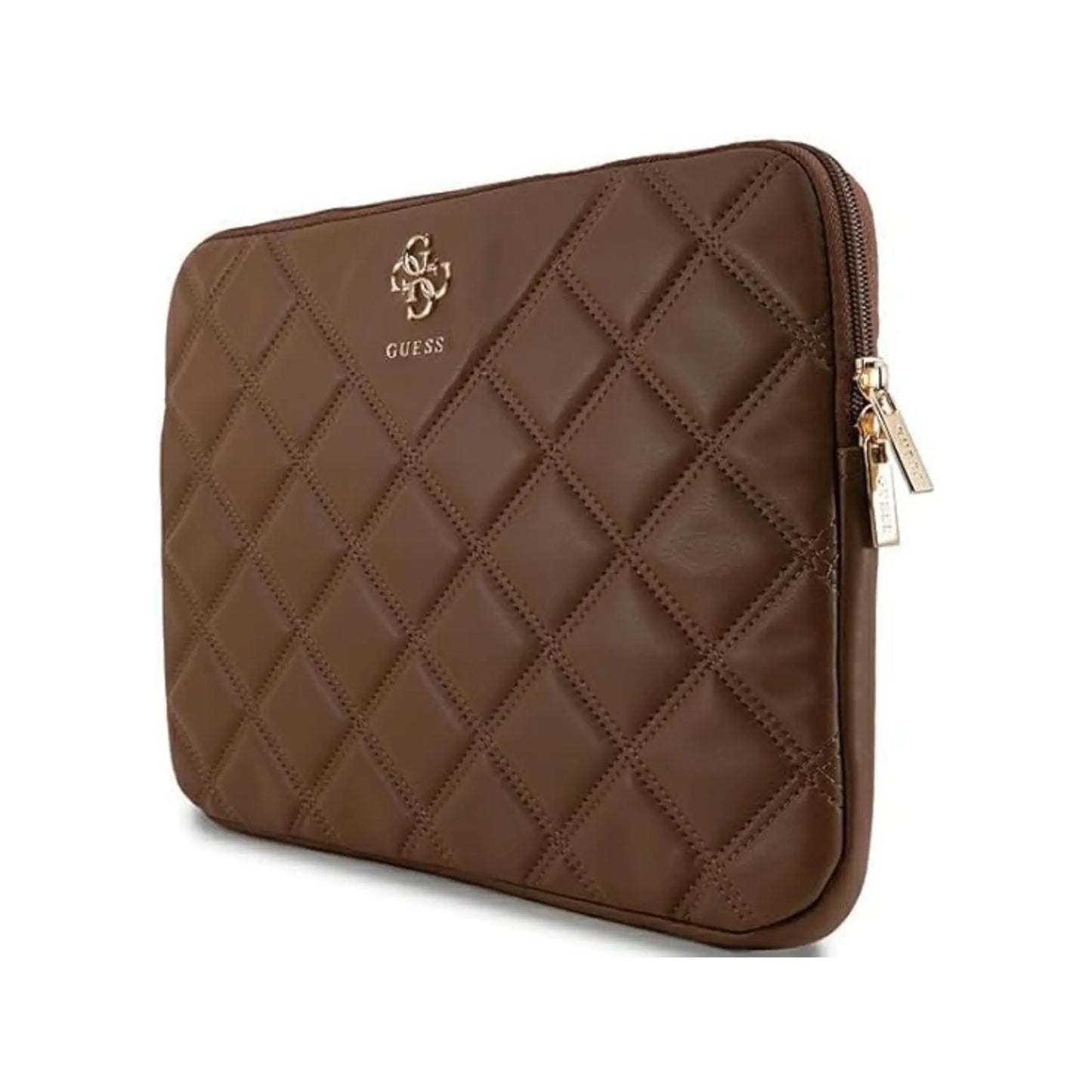 Guess Hülle Quilted 4G Sleeve Braun - 13/14 Zoll Laptop