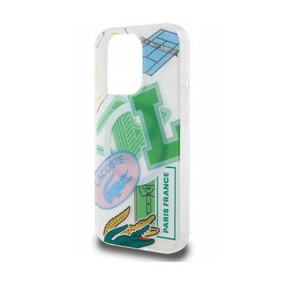 Lacoste Hülle Muster Paris France MagSafe – iPhone 15 Pro