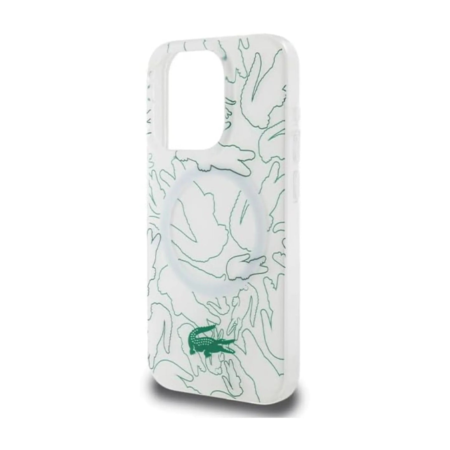 Lacoste Hülle LCHMP15LUREH Double Layer Repeat Weiß – iPhone 15 Pro