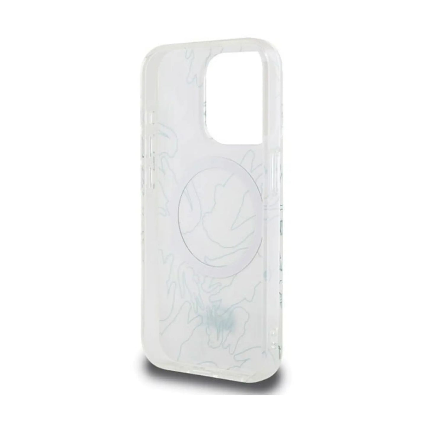 Lacoste Hülle LCHMP15XUREH Double Layer Repeat MagSafe Weiß – iPhone 15 Pro Max