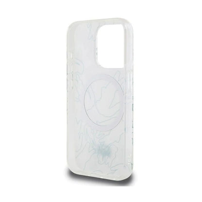 Lacoste Hülle LCHMP15XUREH Double Layer Repeat MagSafe Weiß – iPhone 15 Pro Max