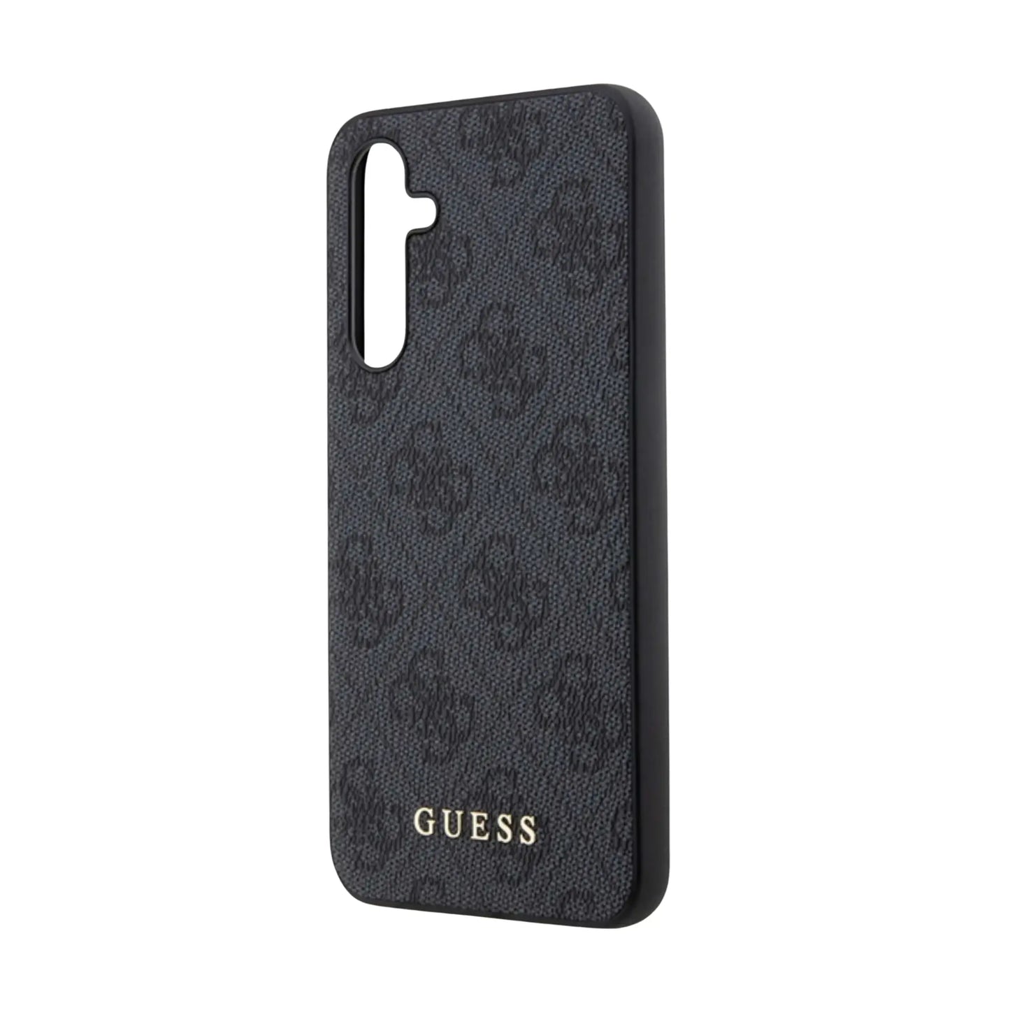 Guess 4G Metall Gold Logo Hülle Grau – Samsung Galaxy S23 FE