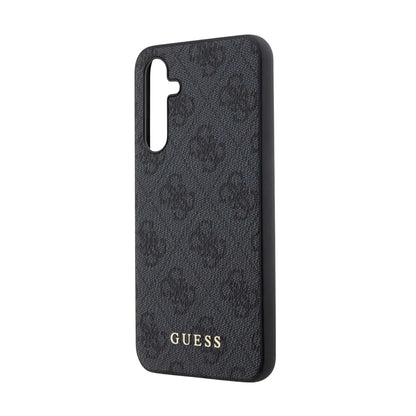 Guess 4G Metall Gold Logo Hülle Grau – Samsung Galaxy S23 FE
