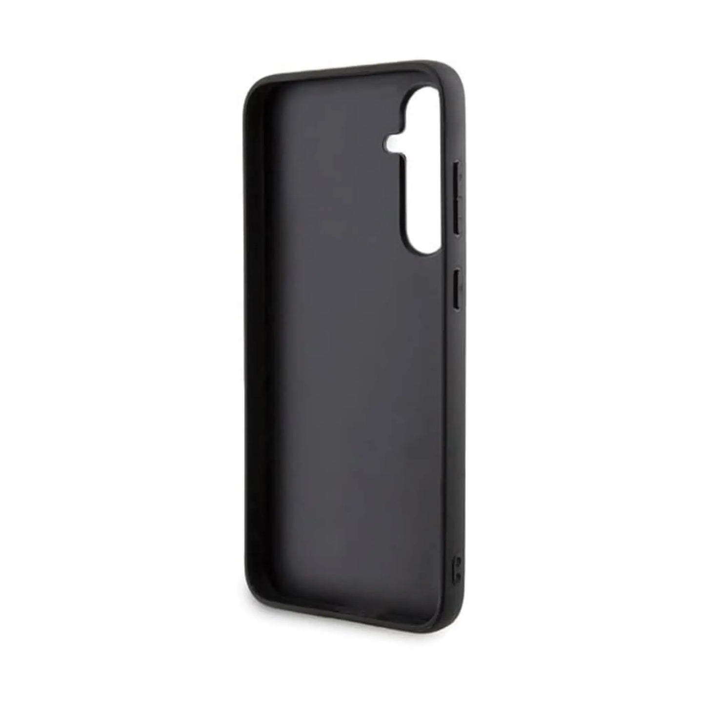Karl Lagerfeld Hülle Gripstand Saffiano Karl & Choupette Pins Schwarz – Galaxy S23 FE