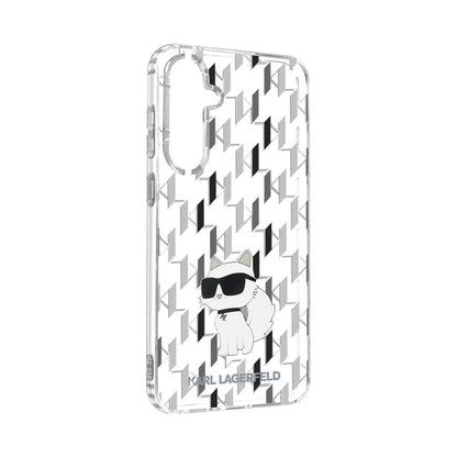 Karl Lagerfeld Monogramm Choupette Case, Transparent - Samsung Galaxy S23 FE