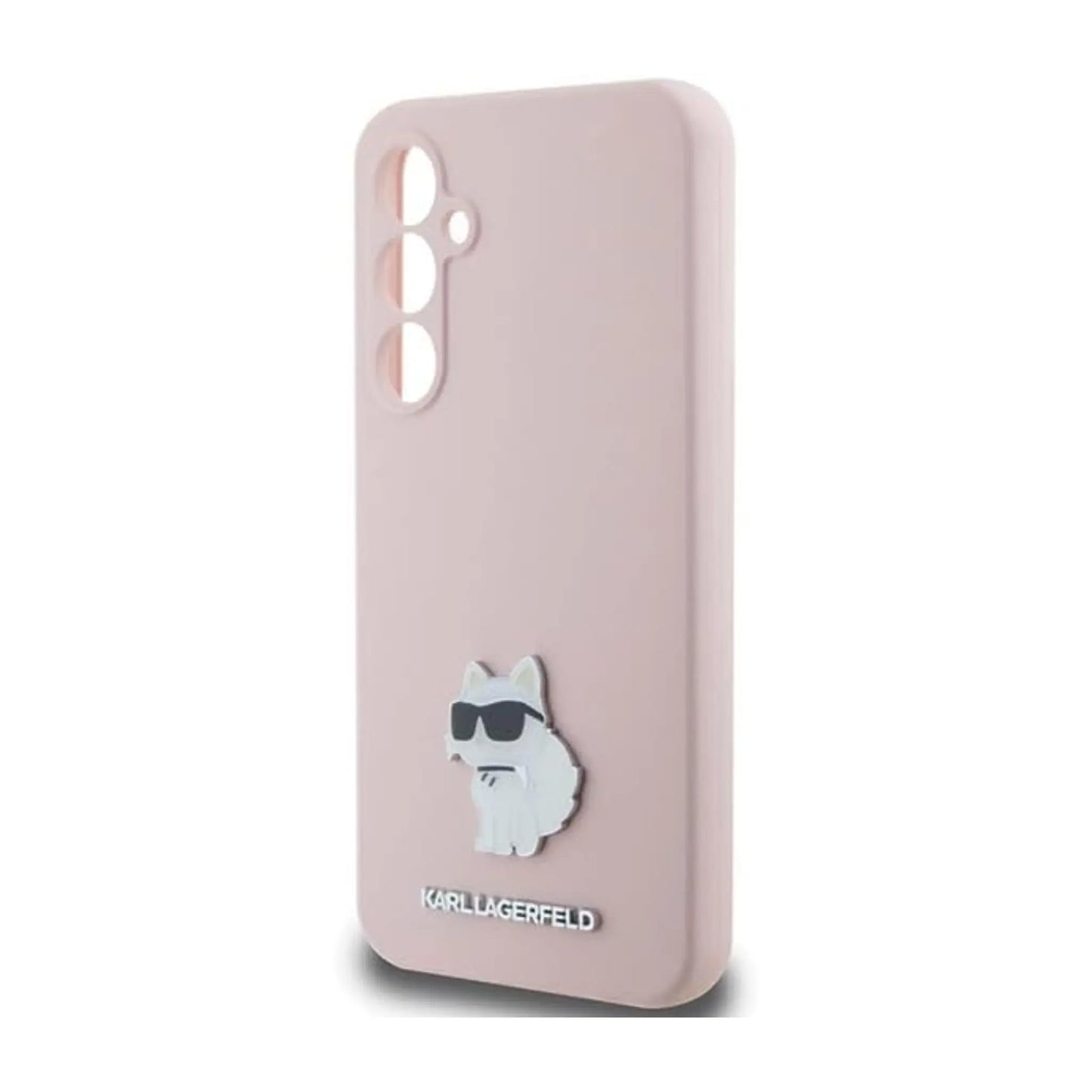 Karl Lagerfeld Hülle Liquid Silicone Metal Choupette Schwarz – Galaxy S23 FE