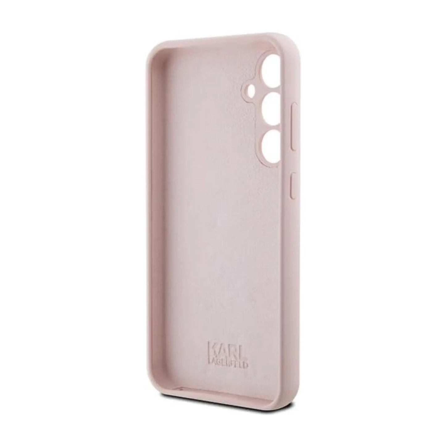Karl Lagerfeld Hülle Liquid Silicone Metal Choupette Schwarz – Galaxy S23 FE