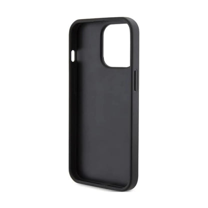 Guess Hülle 4G Triangle Metal Logo Schwarz - iPhone 14 Pro