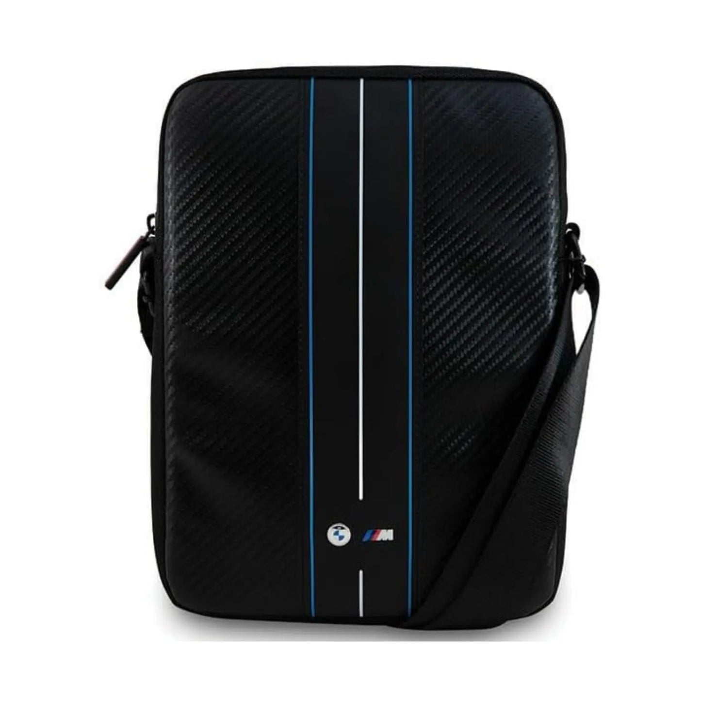BMW Tablet-Tasche BMTB8COMSCAKL Carbon Blue Stripes Schwarz – 8 Zoll