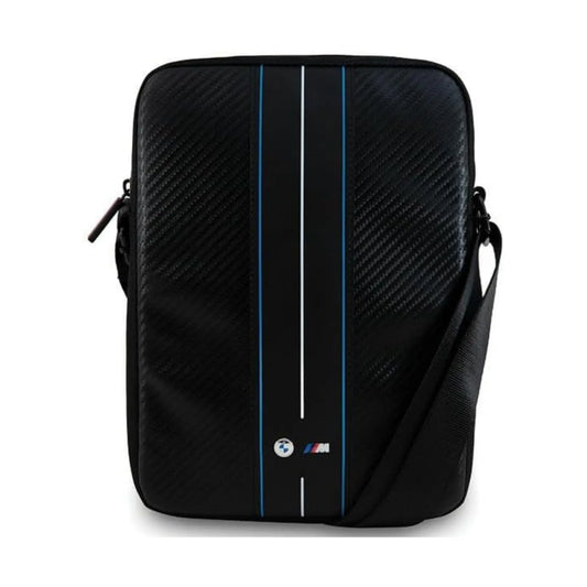 BMW Tablet-Tasche BMTB8COMSCAKL Carbon Blue Stripes Schwarz – 8 Zoll
