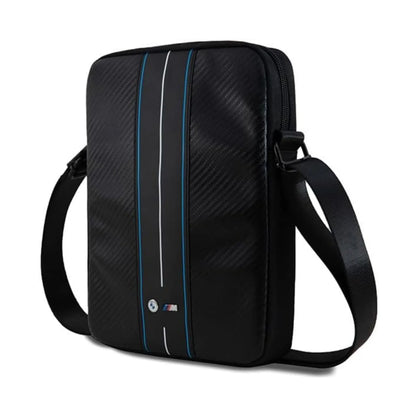 BMW Tablet-Tasche BMTB8COMSCAKL Carbon Blue Stripes Schwarz – 8 Zoll