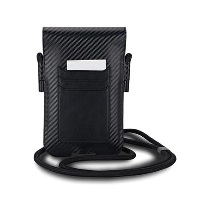 BMW Handytasche Carbon & Rote Streifen Schwarz – Universal