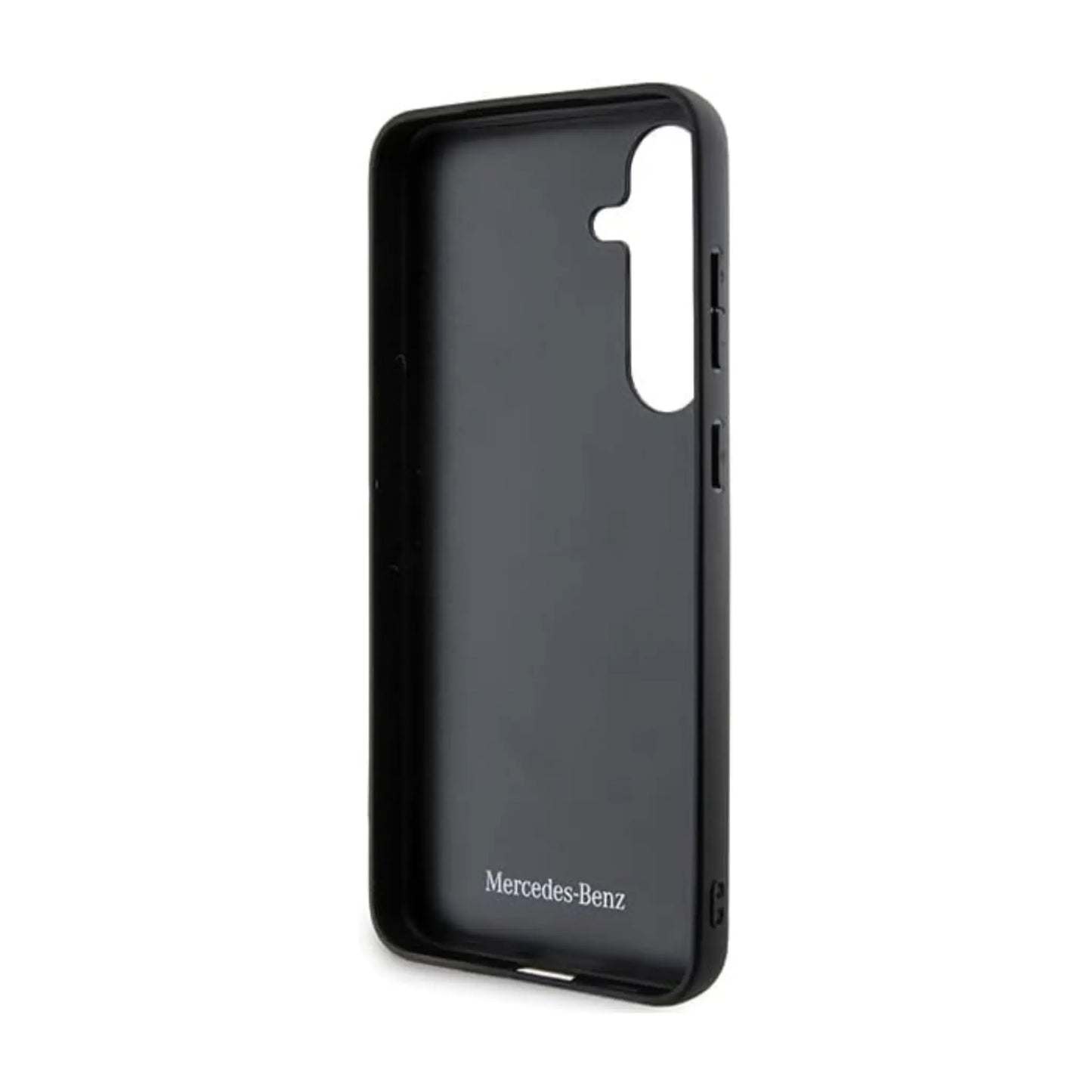 Mercedes Hülle MEHCS24S23RBCSK Leather Curved Stitches Schwarz – Galaxy S24
