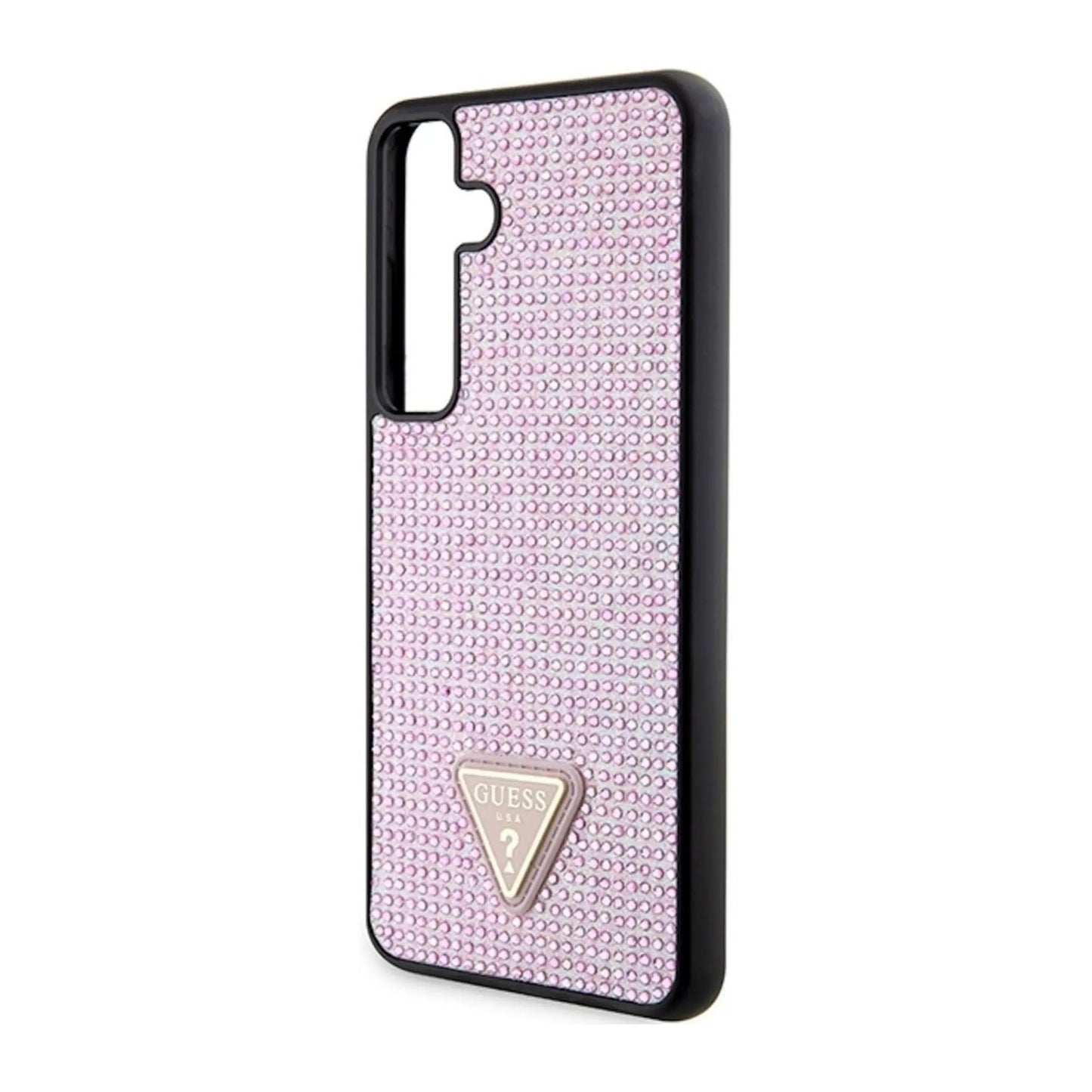 Guess Rhinestone Triangle Case, Pink - Galaxy S24+