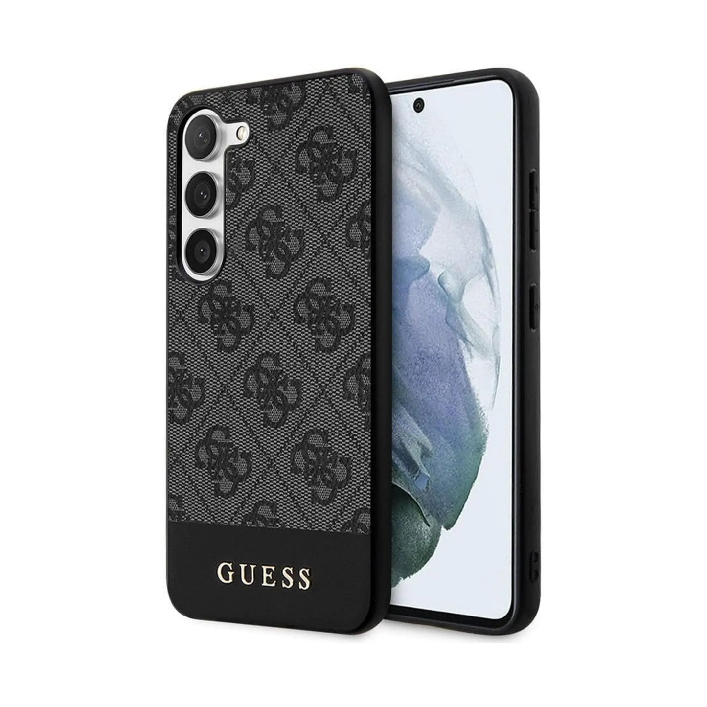 Guess 4G Stripe Hülle – Galaxy S24 Plus Schwarz