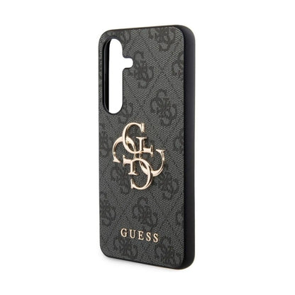 Guess Hülle GUHCS24M4GMGGR 4G Big Metal Logo Schwarz – Galaxy S24+