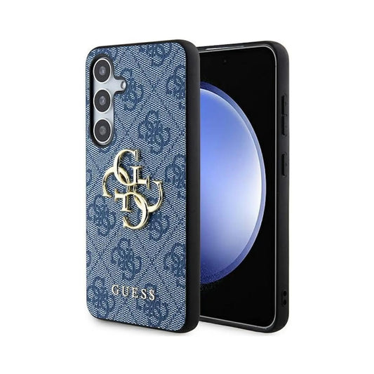 Guess Hülle 4G Big Metal Logo Blau – Galaxy S24