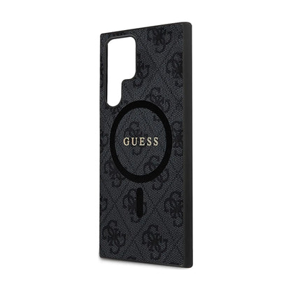 Guess Hülle 4G Ring Classic Logo Schwarz - Galaxy S24 Ultra
