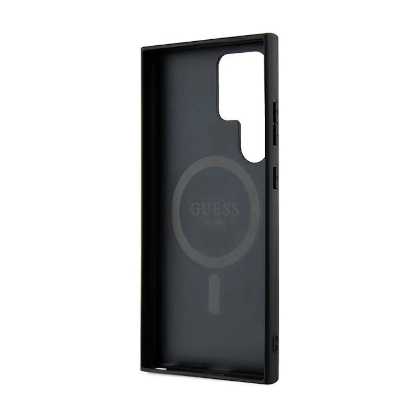 Guess Hülle 4G Ring Classic Logo Schwarz - Galaxy S24 Ultra