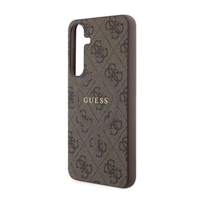 Guess 4G Leder Etui, Braun Für Magsafe - Galaxy S24+
