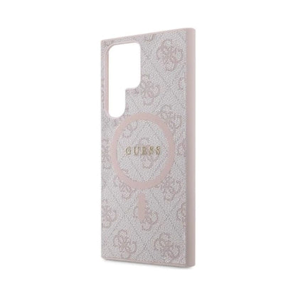 Guess Hülle Logo MagSafe Pink – Galaxy S24 Ultra