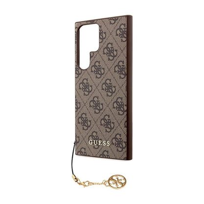 Guess Hülle 4G Charms Backcover Braun – Galaxy S24 Ultra