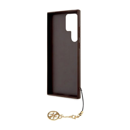 Guess Hülle 4G Charms Backcover Braun – Galaxy S24 Ultra