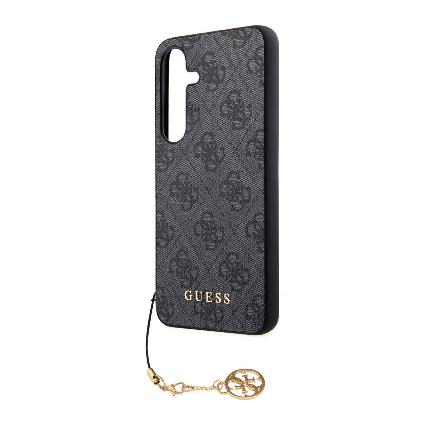 Guess Hülle 4G Charms Kollektion Schwarz – Galaxy S24+