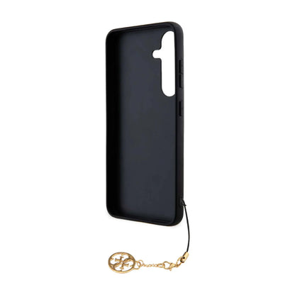 Guess Hülle 4G Charms Kollektion Schwarz – Galaxy S24+