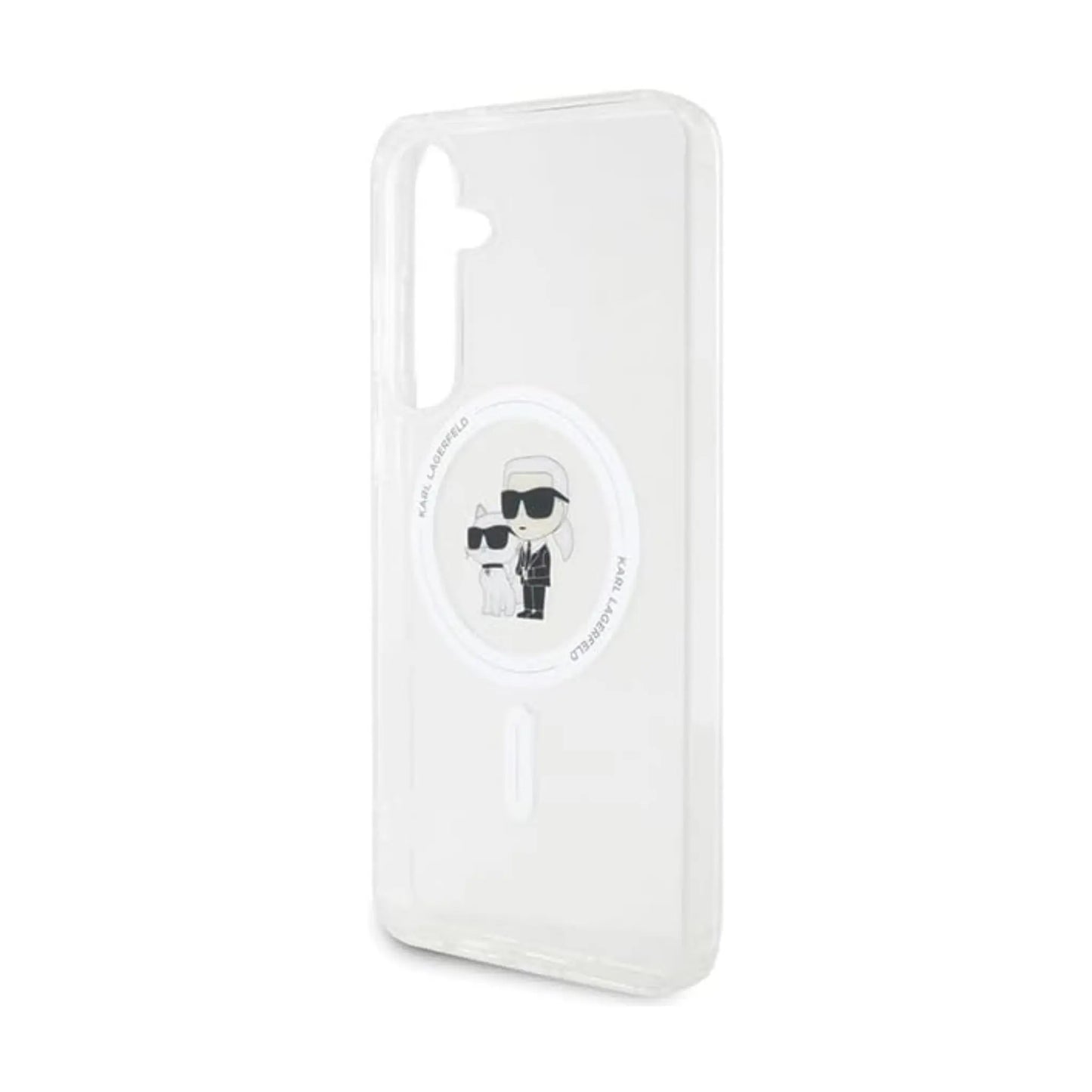 Karl Lagerfeld Hülle IML Karl & Choupette MagSafe Transparent – Galaxy S24