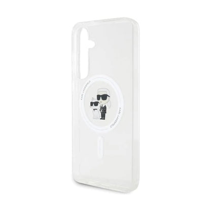 Karl Lagerfeld Hülle IML Karl & Choupette MagSafe Transparent – Galaxy S24