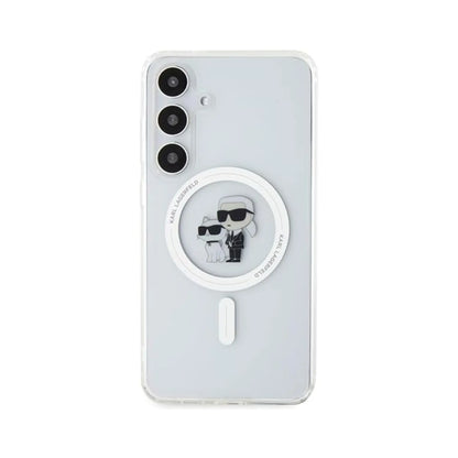 Karl Lagerfeld Hülle IML Karl & Choupette MagSafe Transparent – Galaxy S24