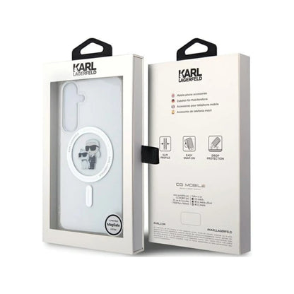 Karl Lagerfeld IML Karl & Choupette MagSafe Case, Transparent - Samsung Galaxy S24+