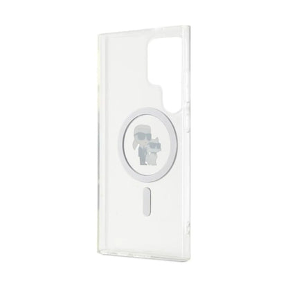 Karl Lagerfeld IML Karl & Choupette Case KLHMS24LHGKCNOT, Transparent - Samsung Galaxy S24 Ultra S928