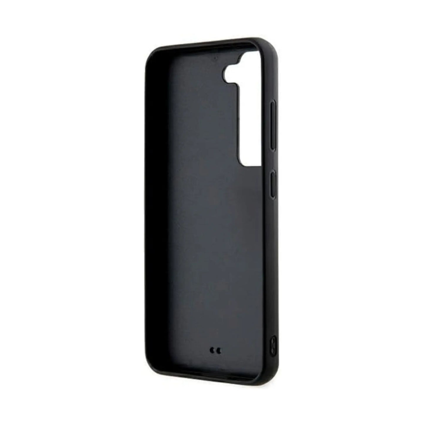 Karl Lagerfeld 3D Rubber Glitter Logo Case, Schwarz – Galaxy S23