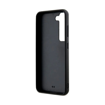 Karl Lagerfeld 3D Rubber Glitter Logo Case, Schwarz – Galaxy S23