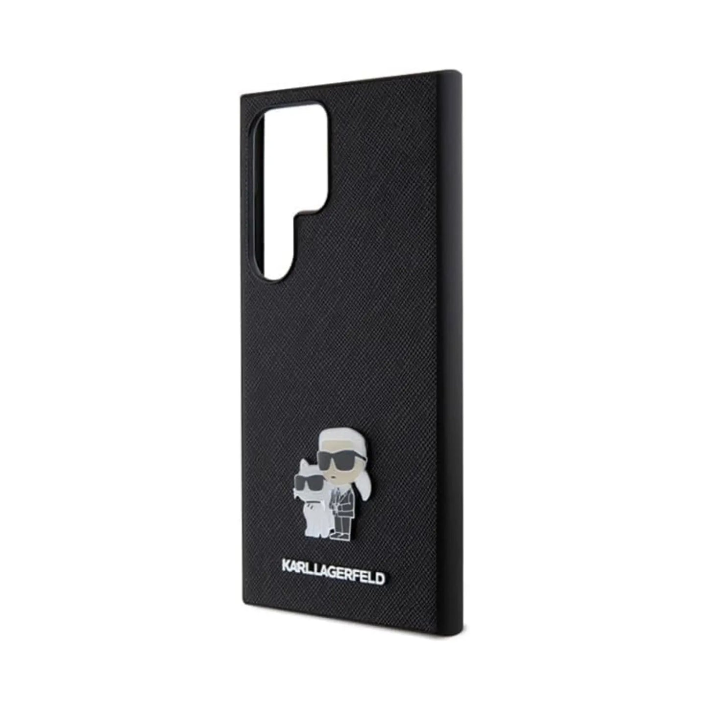 Karl Lagerfeld Hülle Klappbar Saffiano Ikonik Schwarz – Galaxy Z Flip 6