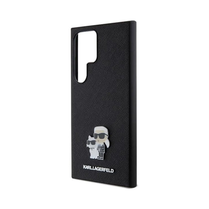 Karl Lagerfeld Hülle Klappbar Saffiano Ikonik Schwarz – Galaxy Z Flip 6
