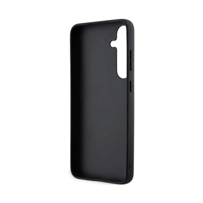 Karl Lagerfeld Hülle Gripstand Saffiano Karl & Choupette Pins Schwarz – Galaxy S24+