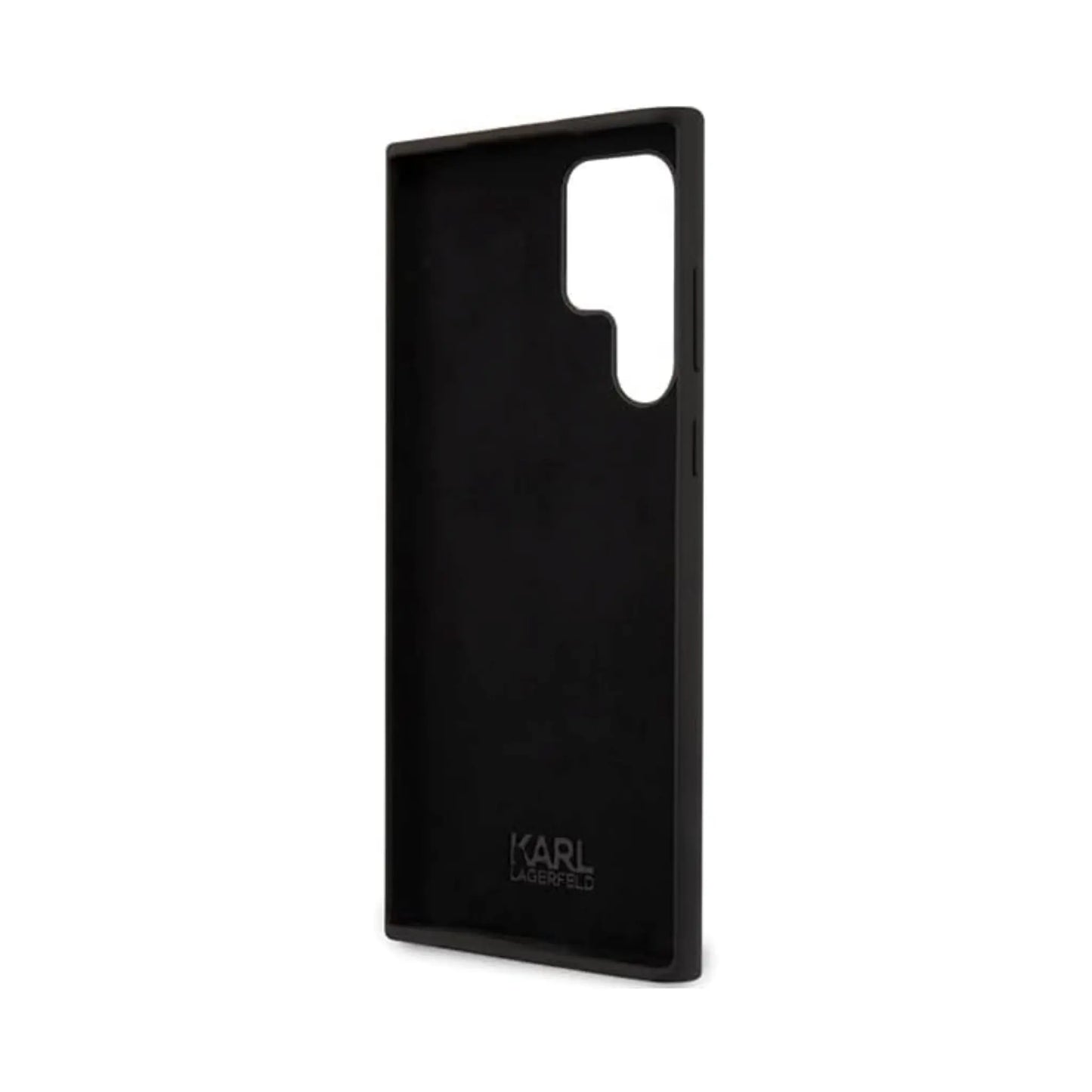 Karl Lagerfeld Liquid Silicone Ikonik NFT Case, Schwarz – Galaxy S24 Ultra