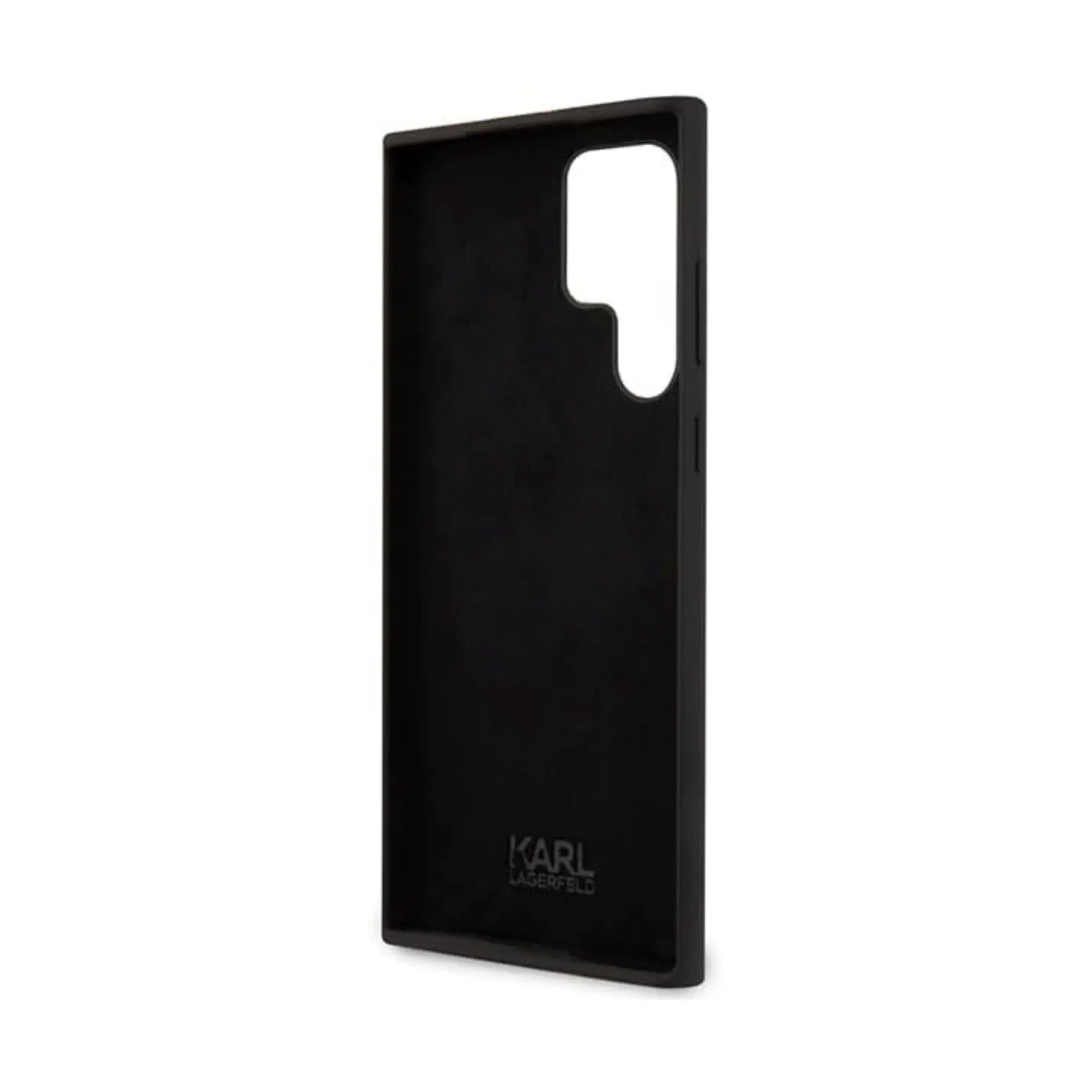 Karl Lagerfeld Silikon Choupette Case, Schwarz - Samsung Galaxy S24 Ultra