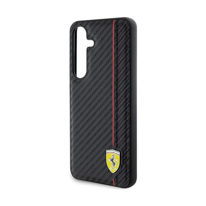 Ferrari Carbon Line Case, Schwarz – Galaxy S24