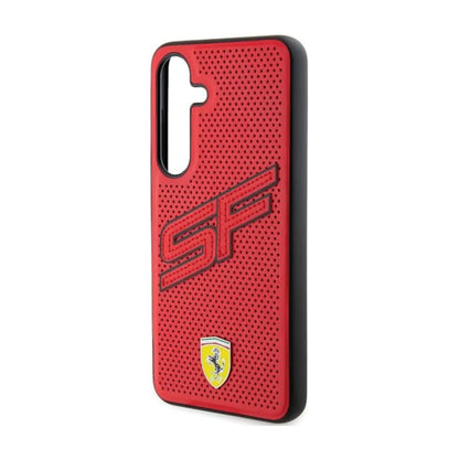 Ferrari Big SF Perforiert Case, Rot – Galaxy S24