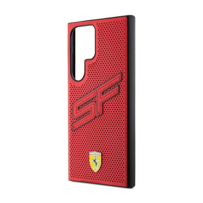 Ferrari Big SF Perforiert Hardcase FEHCS24LPINR, Rot - Samsung Galaxy S24 Ultra S928