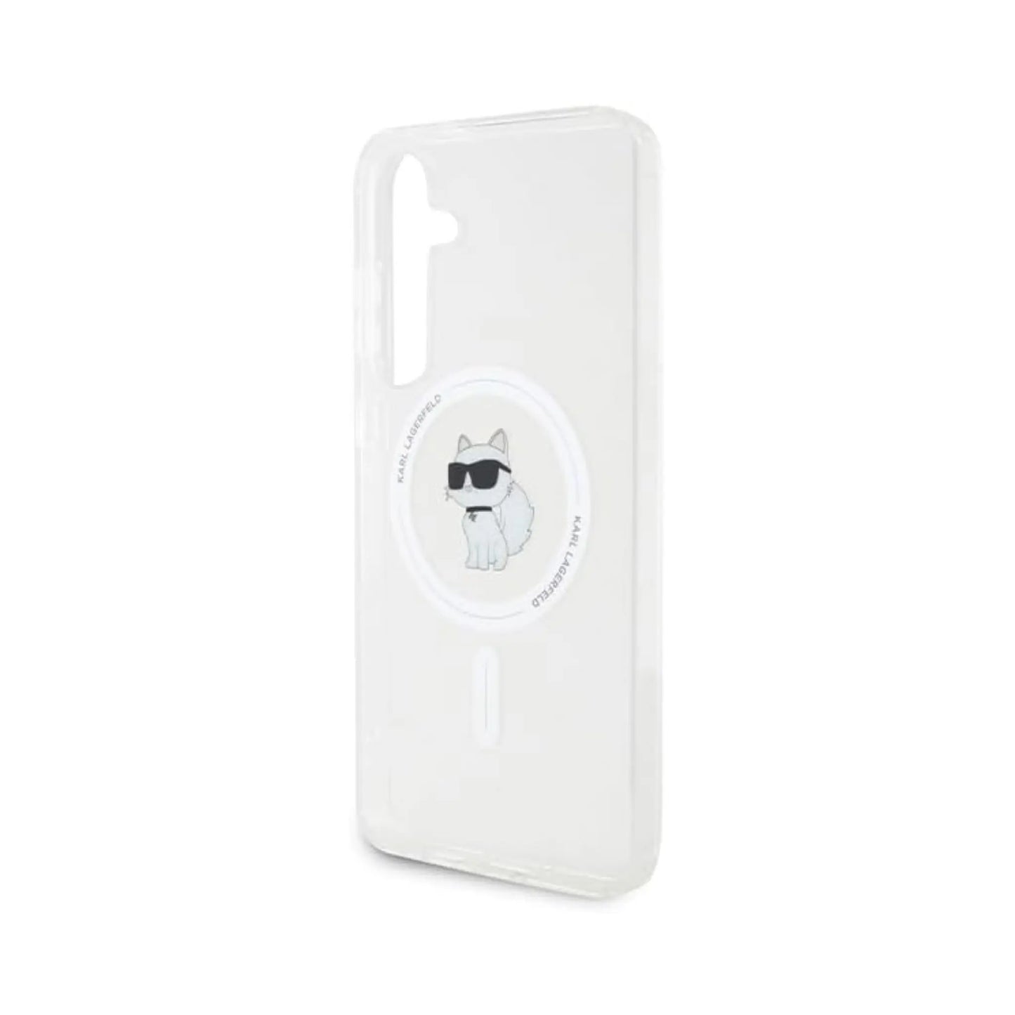 Karl Lagerfeld KLHMS24MHFCCNOT IML Choupette MagSafe Case, Transparent – Galaxy S24+