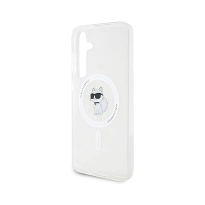 Karl Lagerfeld KLHMS24MHFCCNOT IML Choupette MagSafe Case, Transparent – Galaxy S24+