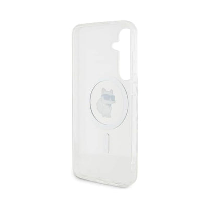 Karl Lagerfeld KLHMS24MHFCCNOT IML Choupette MagSafe Case, Transparent – Galaxy S24+